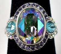 Colorful gemstone Ring in Sterling Silver