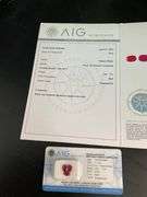 CERTIFIED NATURAL RED RUBIES (3 OVAL SHAPED) 2.07 CARATS