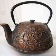 Japanese Dragon Cast Iron Teapot