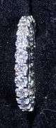 14K WHITE GOLD LAB GROWN DIAMOND WEDDING BAND