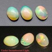 High color 1.63ct untreated Yita Ridge Opal set!