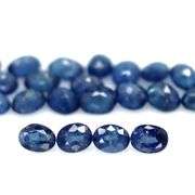 Excellent 6.80ct cobalt blue Sapphire set