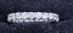 14K WHITE GOLD LAB GROWN DIAMOND WEDDING BAND