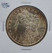 1886 Morgan Silver Dollar, UNC