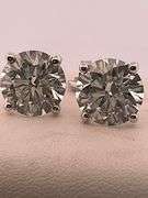 CERTIFIED BRAND NEW 10.00 CARATS DIAMOND STUDS. AMAZING