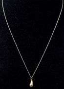Water Drop Necklace in Sterling Silver