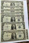 8 Uncirculated Various 1935 $1 Silver Certificates