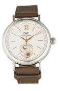 IWC Schaffhausen Portofino, 34mm, Silver Dial, Stainless Steel Ladies Watch