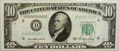 Superb Crisp 1950A $10 Star Replacement Note Cleveland!