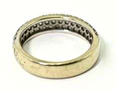Stunning 14K White Gold Diamond Band