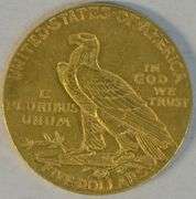 Very scarce 1911-S $5 Indian Gold Piece in lustrous Near Mint