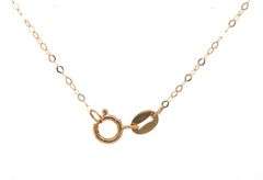 18kt Yellow gold 0.32ctw baguette and round staggered bar necklace
