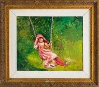 Katia Pissarro Original Oil on Canvas Framed