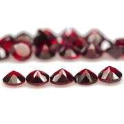 Ravishing wine red 9.56ct untreated Garnet set