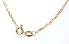 14kt Yellow gold Anchor chain necklace