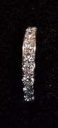 14K White Gold Natural Diamond Wedding Band