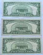 1928 1928 E F $5 US Notes