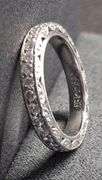 Platinum Natural Diamond Wedding Band
