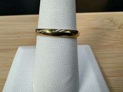 10k 3mm Yellow Gold Wedding Band Size 8
