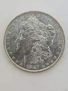 1887 Morgan Silver Dollar, UNC