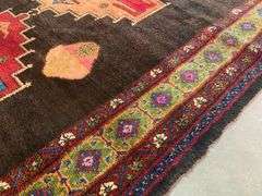 Unique Persian Hamedan Rug 5'.3"x8'