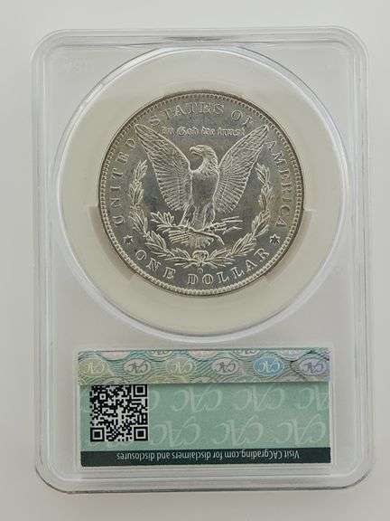 1883 O Morgan Silver Dollar, CAC MS62