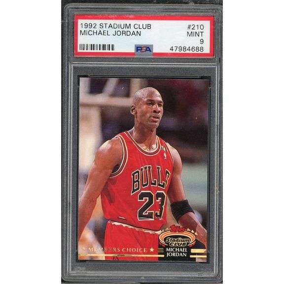 1992 Michael Jordan Basketball Card MINT 9