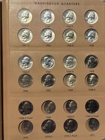 Partial Unc & Proof Washington Quarter Set