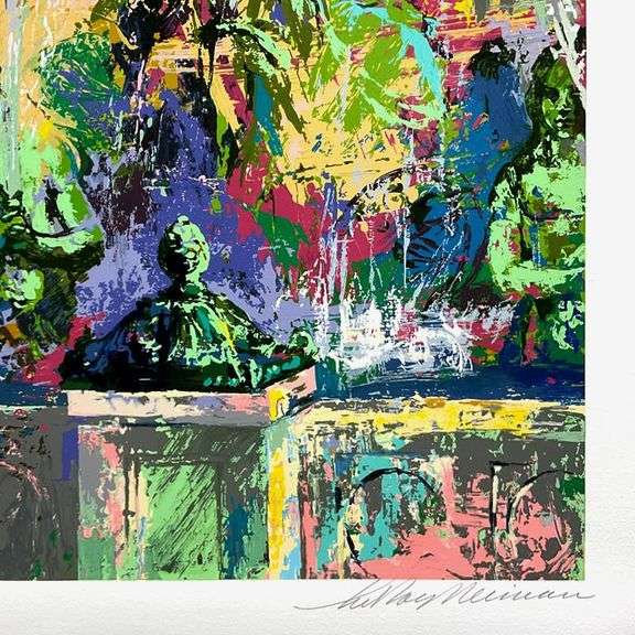 Place de la Concord by LeRoy Neiman (1921-2012)