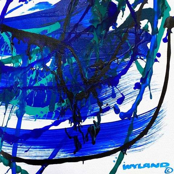 Untitled Abstract by Wyland