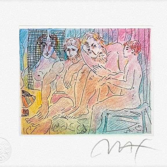 Homage to Picasso Vol. 3 #IX by Peter Max