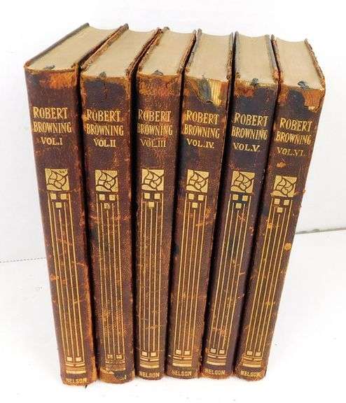 C. 1900 Robert Browning, 6 Volumes
