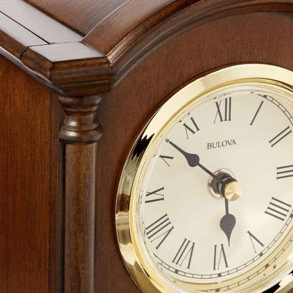 Bulova Dalton Chiming Pendulum Table Clock