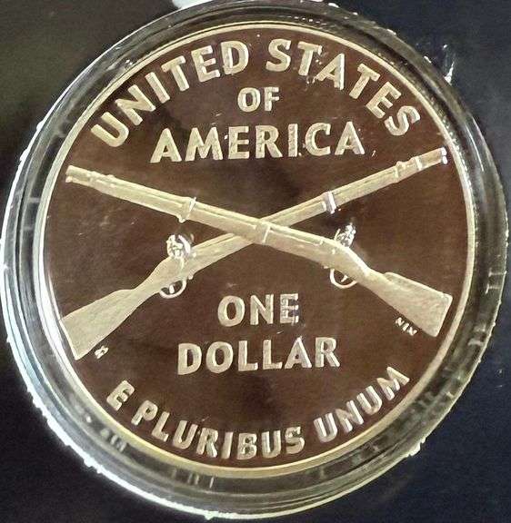 2 2012 Proof Silver Dollar Infantry Soldier Sets With Tags