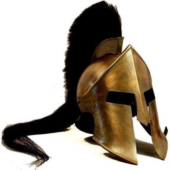 King Leonidas Iron Helmet Reproduction