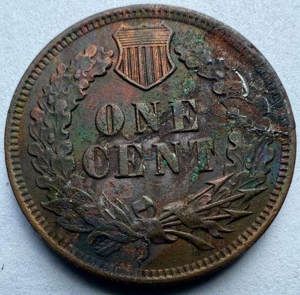 Raw Unc 1904 Full Diamonds Indian Cent