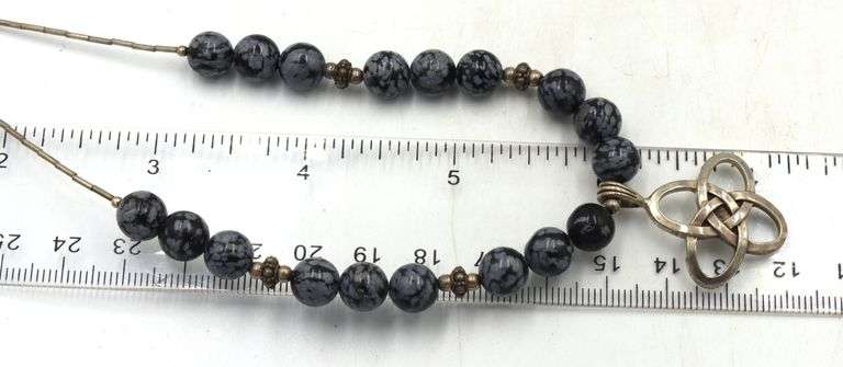 Group lot of 5 Vintage 925 sterling silver necklaces