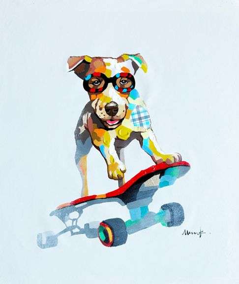 UNIQUE AND BEAUTIFUL PAINTING ON CANVAS