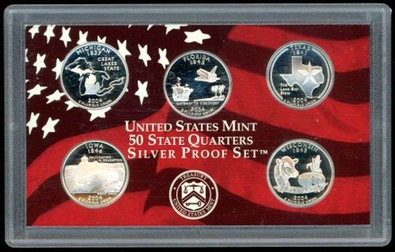 2004-S Silver State Quarter Proof Set