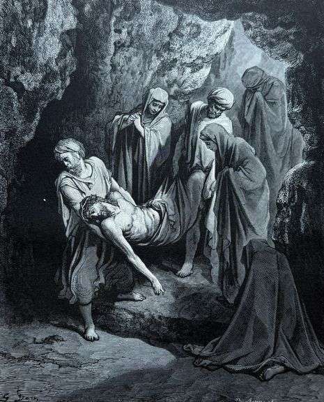 From 'The Bible Gallery', Antique Gustave Dore Circa 1880