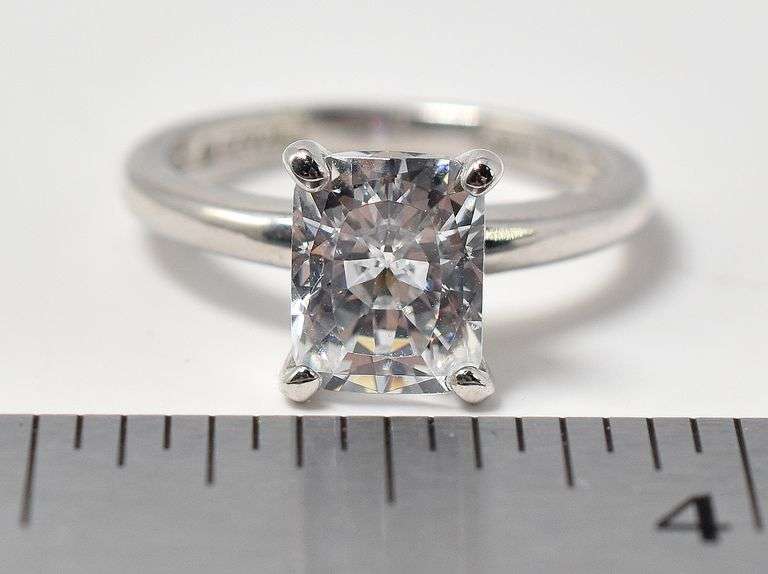 CZ Gemstone Ring in Sterling Silver