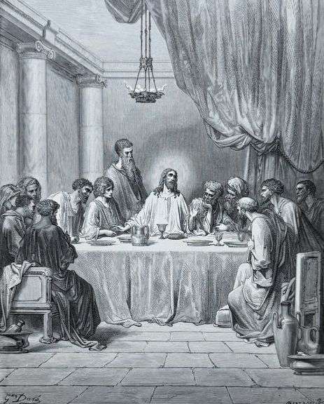 From 'The Bible Gallery', Antique Gustave Dore Circa 1880