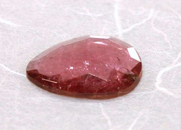 Natural Pink Tourmaline Rose Cut Cabochon