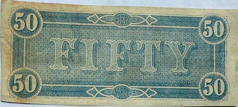 $50 1864 Series CSA Note