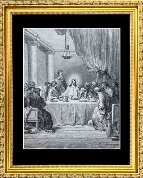 From 'The Bible Gallery', Antique Gustave Dore Circa 1880