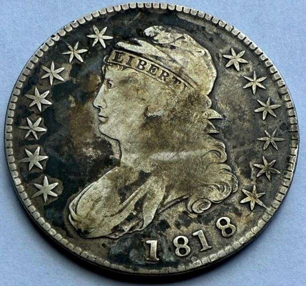 1818 Bust Half