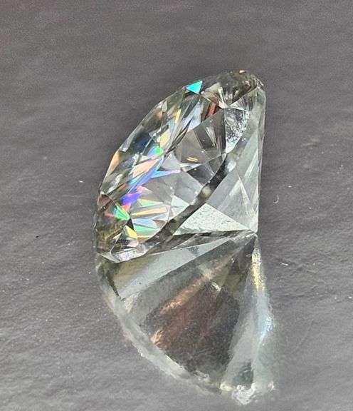 Huge Sparkling White 6.25 Ct Lab Simulated Diamond Solitaire