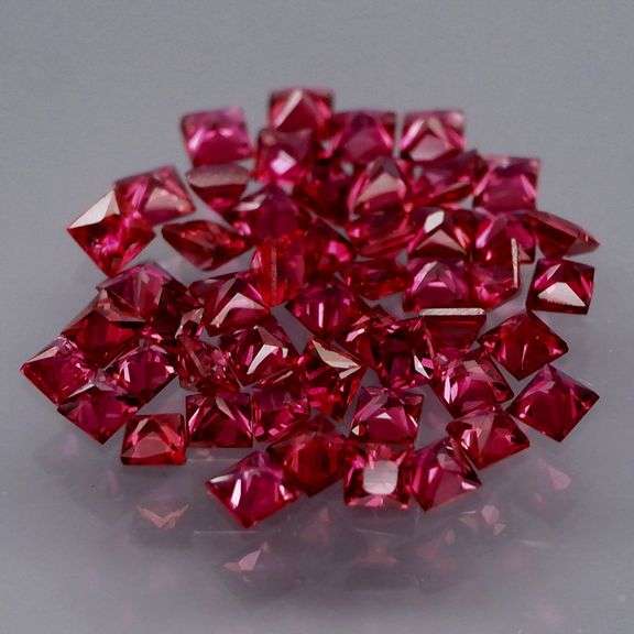 This is a 2.30ct set of REAL UNTREATED RED RUBIES!!!