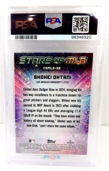 Shohei Ohtani Stars of MLB Chrome Baseball Card, 10 Gem MT