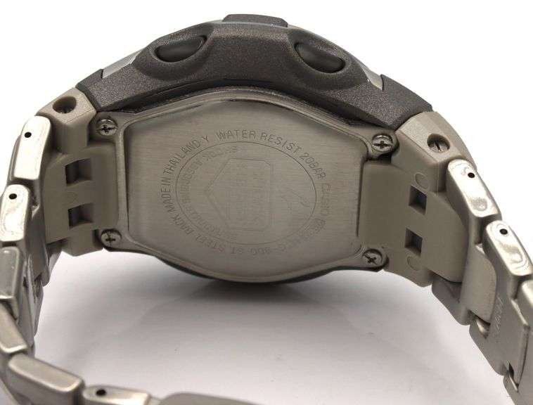 Casio Men's G shock stainless steel tough solar automatic digital watch